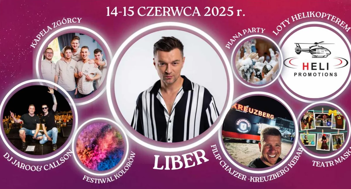 Rozrywka, Helikopter festiwal kolorów piana party Gminy Zembrzyce tygodnie! - zdjęcie, fotografia