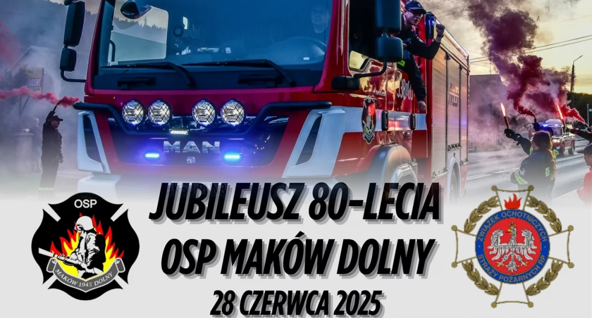 Z remizy, Jubileusz lecia Maków Dolny Wielkie święto strażaków czerwca! - zdjęcie, fotografia