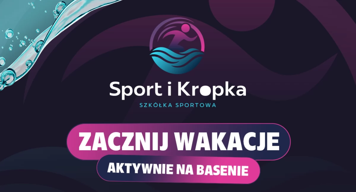 Materiał zewnętrzny, Wskocz szkółką pływacką Sport Kropka - zdjęcie, fotografia