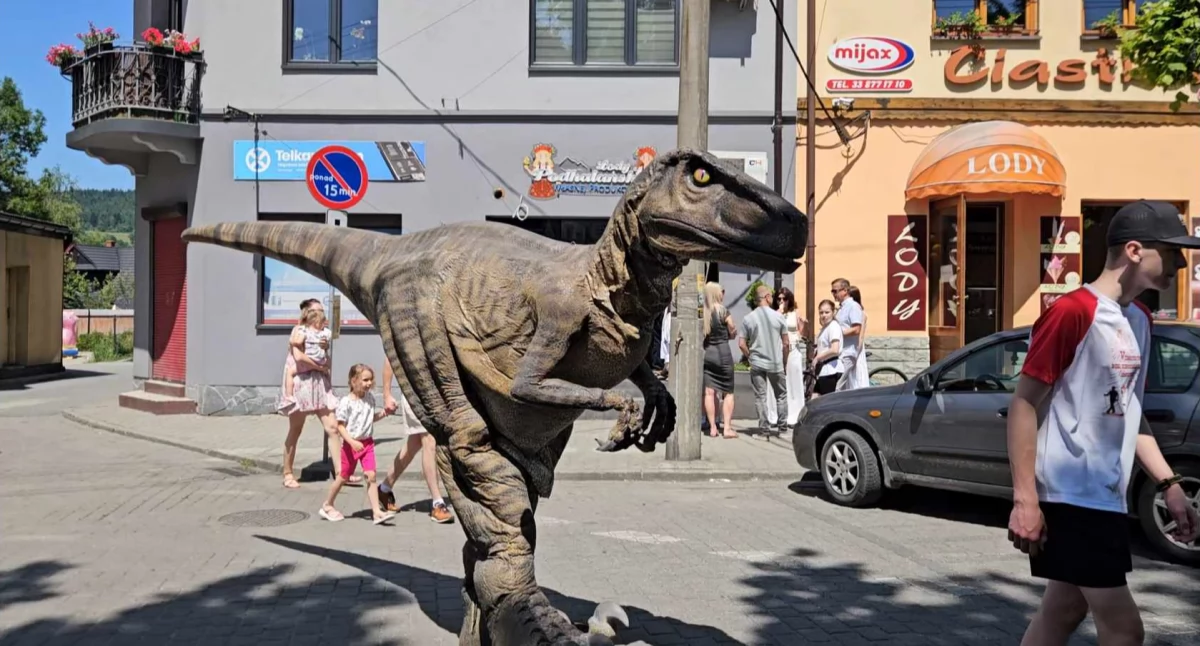 Pomoc społeczna, Rodzina Mariusza dziękuje akcję „Wielki Powrót Dinozaurów” - zdjęcie, fotografia