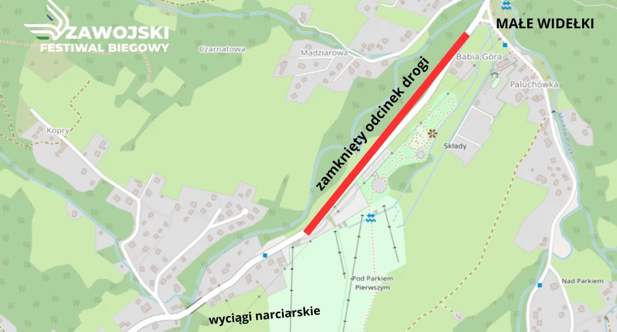 Drogi i Transport, Festiwal Biegowy Zawoi Gdzie kiedy przejedziesz - zdjęcie, fotografia