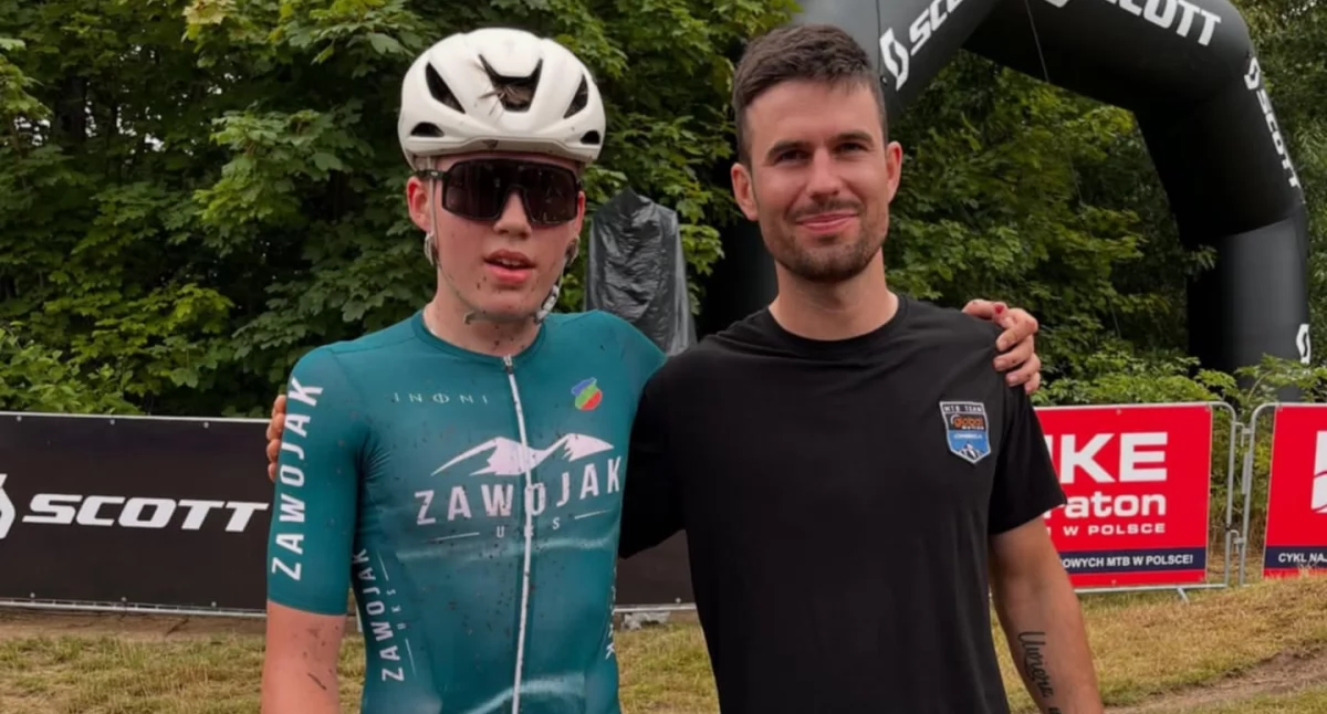 Rowery, Dawid Bartyzel dwukrotnym medalistą mistrzostw Polski powrót Jakuba Zamroźniaka wprost podium - zdjęcie, fotografia