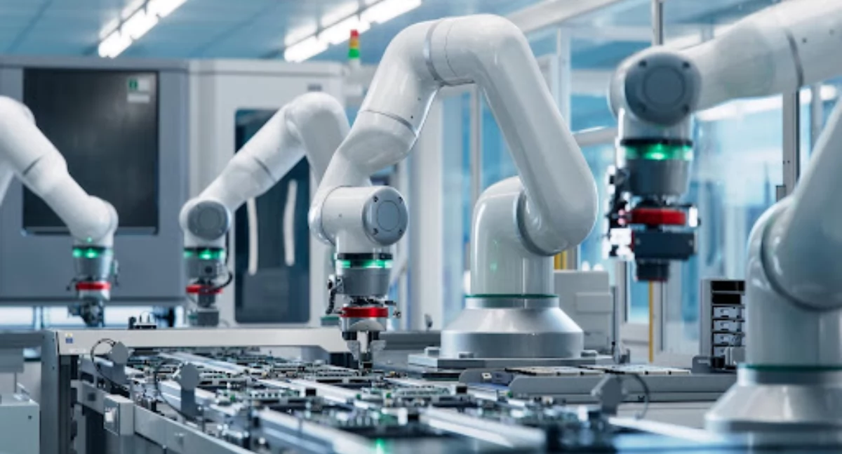 Materiał zewnętrzny, Serwonapędy automatyce przemysłowej zastosowania pakowaniu robotyce - zdjęcie, fotografia