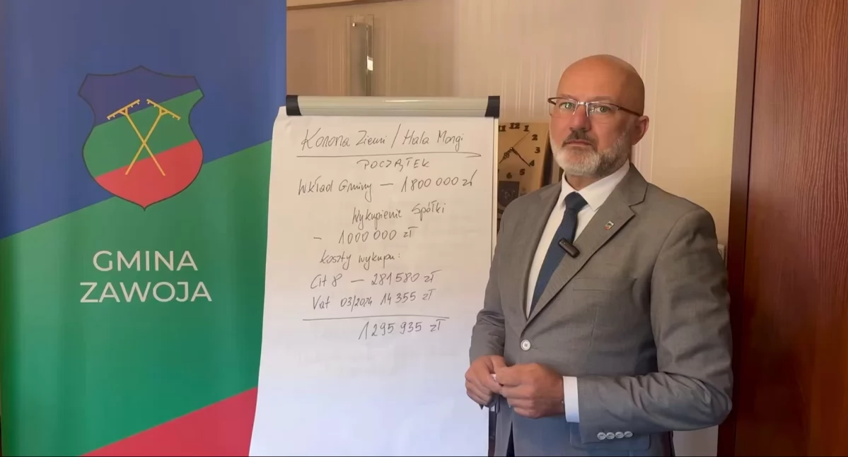 Informacje urzędowe, Wójt Gminy Zawoja aktualnej sytuacji spółki Morgi - zdjęcie, fotografia