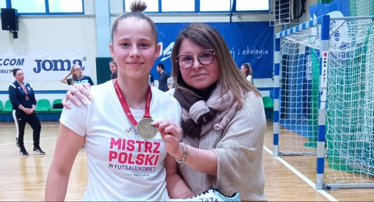 Piłka nożna, Nieciąg mało Martyna Cygan triumfuje - zdjęcie, fotografia