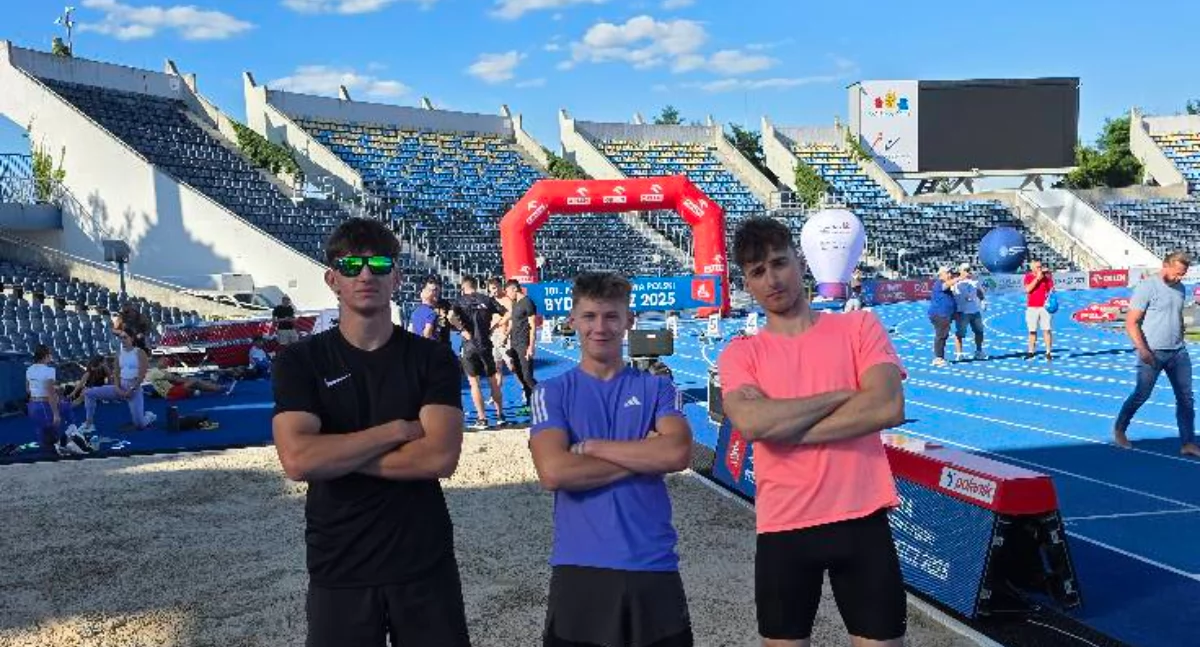 Lekkoatletyka, Filip Sacha Jakub Sarlej Oliwier Fujak wystartują mistrzostwach Polski Bydgoszczy - zdjęcie, fotografia