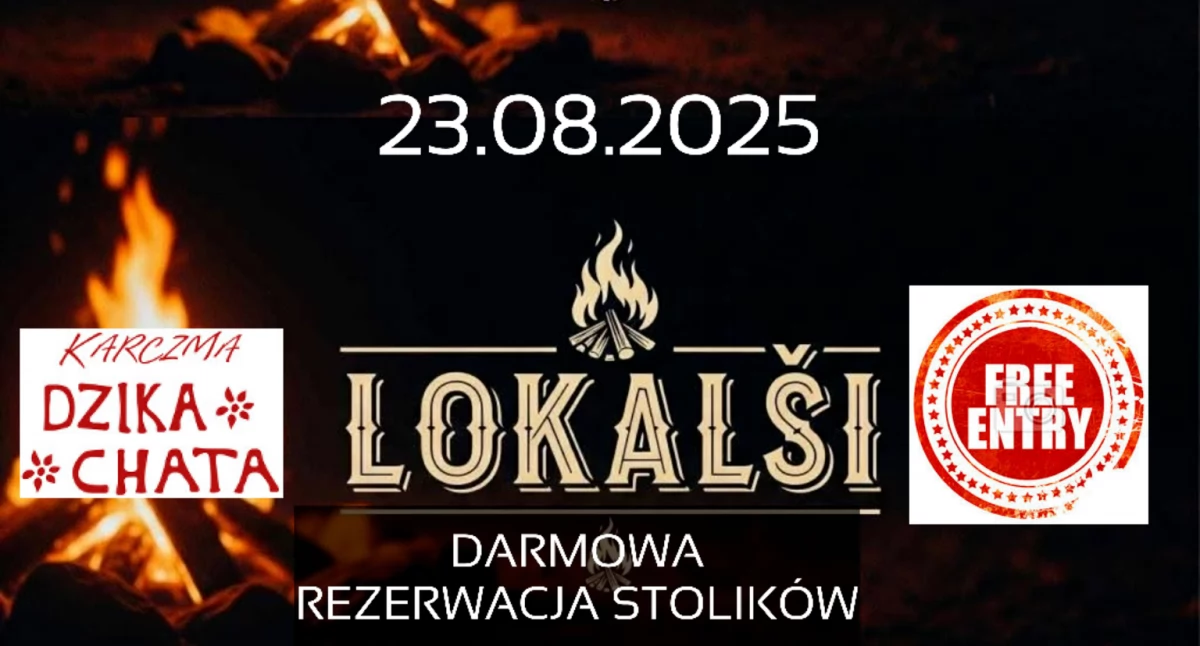 Rozrywka, Taneczna sobota zespołem Lokalsi sierpnia Dzikiej Chacie! - zdjęcie, fotografia