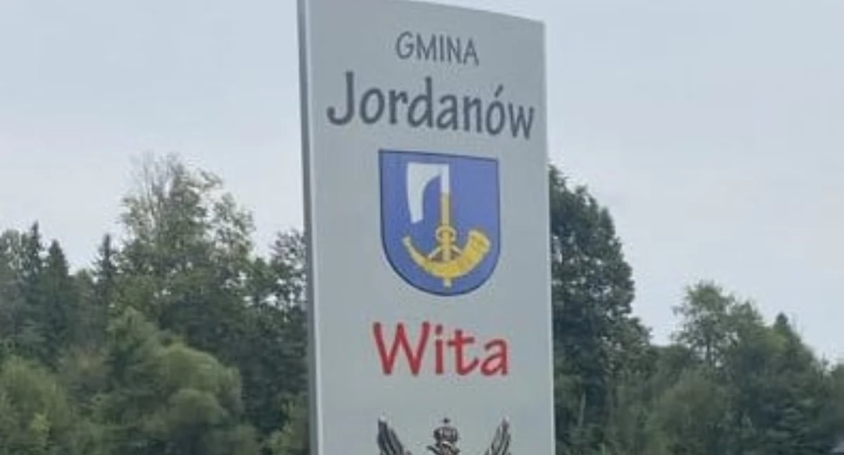 Nasze sprawy, Bitwa Wysoką upamiętniona nowym witaczu pierwszy obiekt Gminie Jordanów - zdjęcie, fotografia