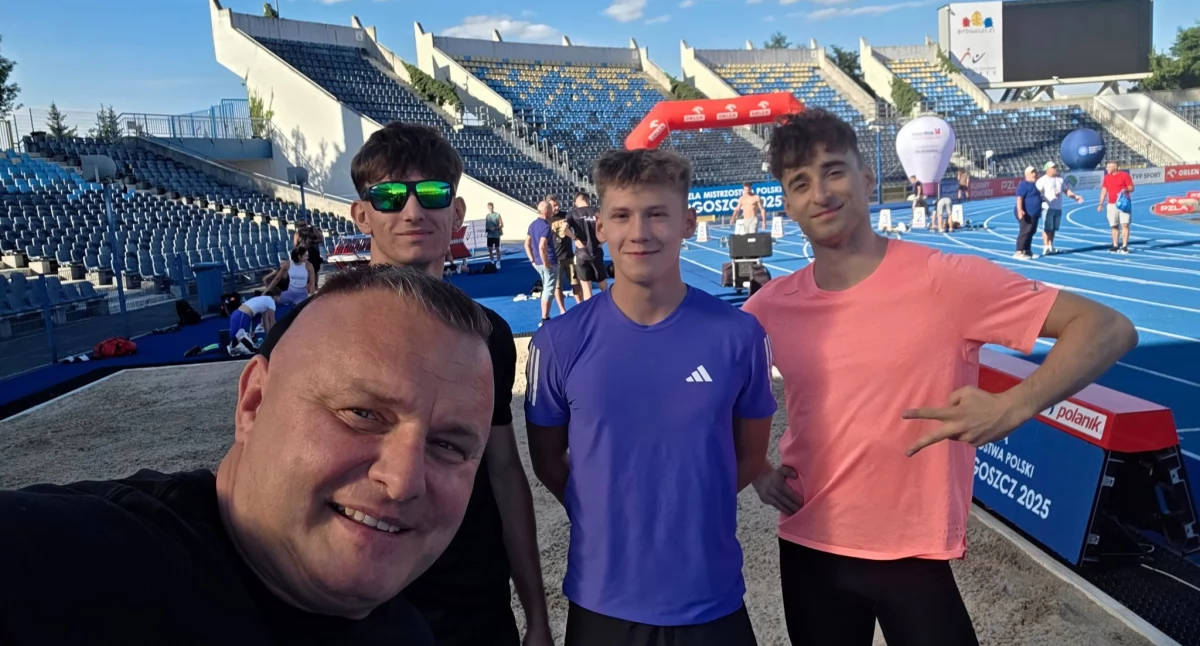Lekkoatletyka, (AKTUALIZACJA) Filip Sacha medalistą mistrzostw Polski! Jakub Sarlej Oliwier Fujak walczą dalej - zdjęcie, fotografia