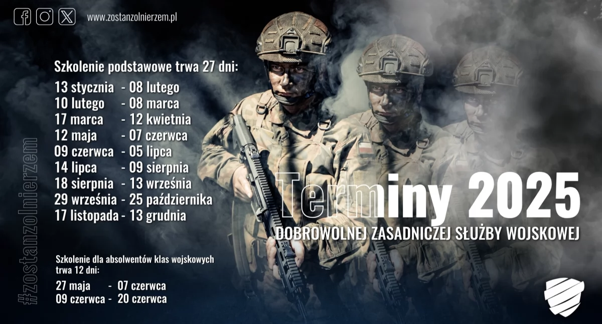 Informacje urzędowe, Dołącz armii nabór Dobrowolnej Zasadniczej Służby Wojskowej - zdjęcie, fotografia