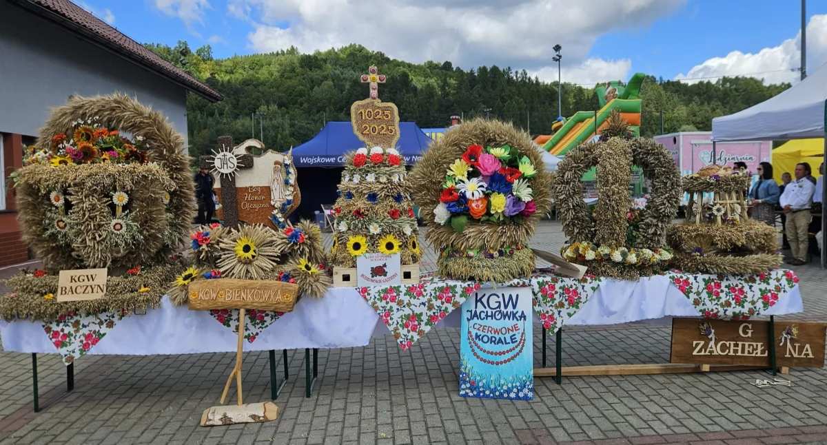 Folklor i Tradycje , Gminy Budzów pełne atrakcji dożynkowych tradycji - zdjęcie, fotografia