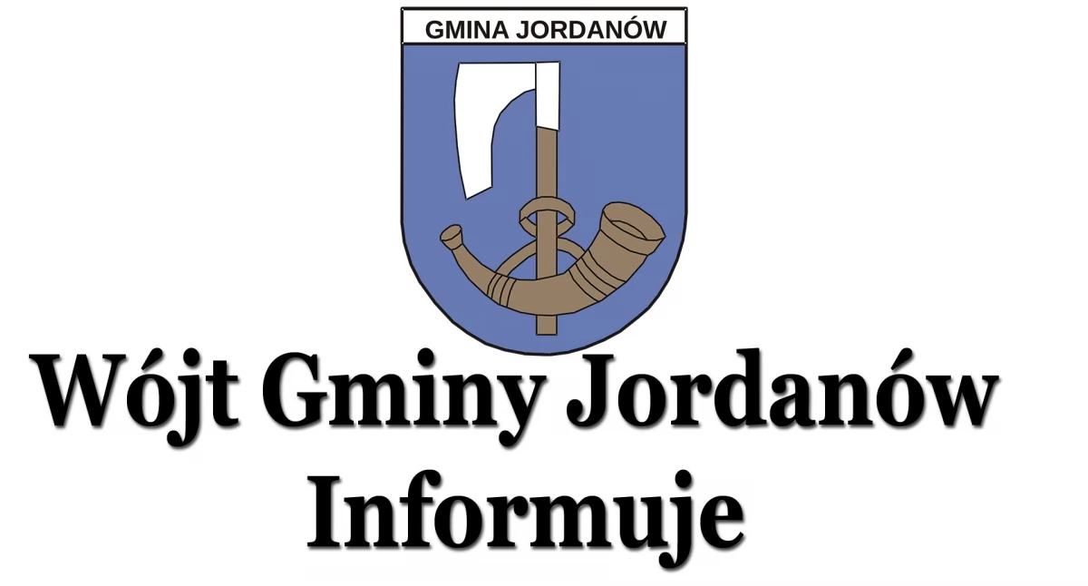 Informacje urzędowe, Wójt Gminy Jordanów informuje - zdjęcie, fotografia