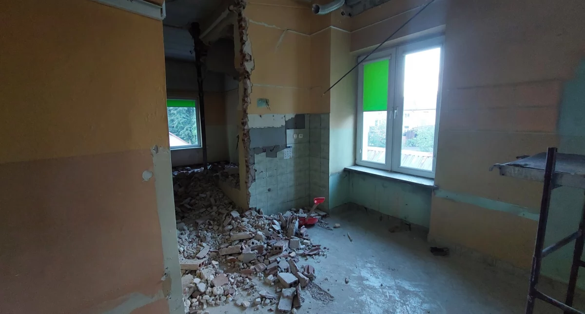 Inwestycje, Ruszył remont Zakładzie Opiekuńczo Leczniczym Makowie - zdjęcie, fotografia