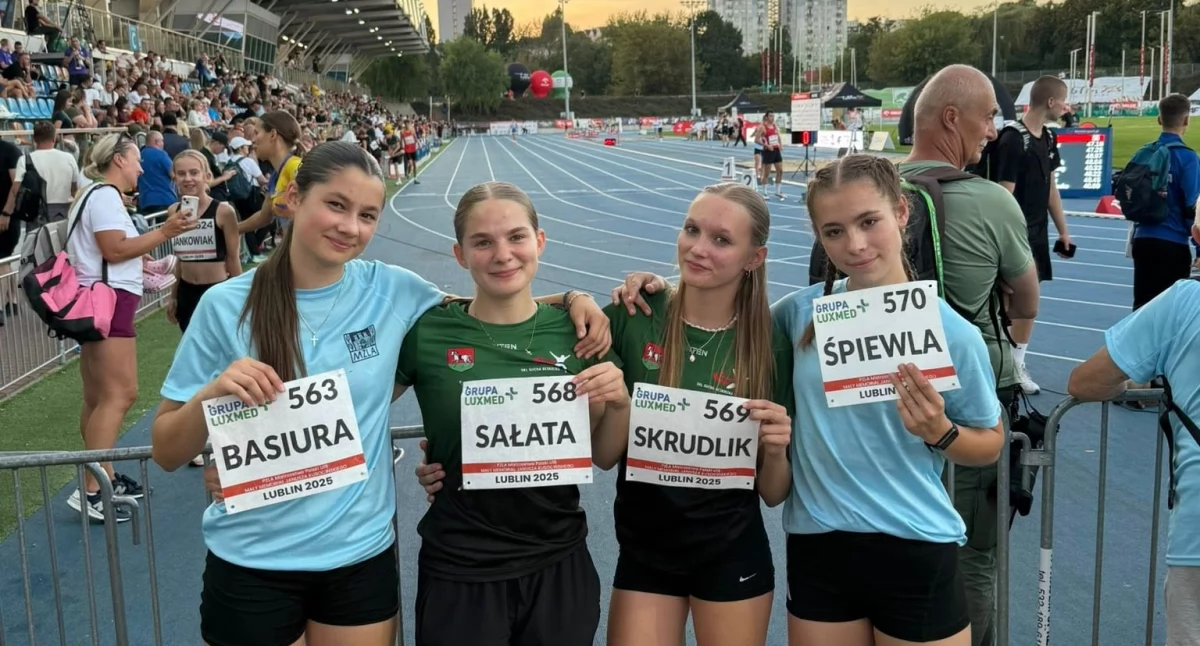Lekkoatletyka, Medal czyli Sucha Beskidzka mistrzostwach Polski Lublinie - zdjęcie, fotografia