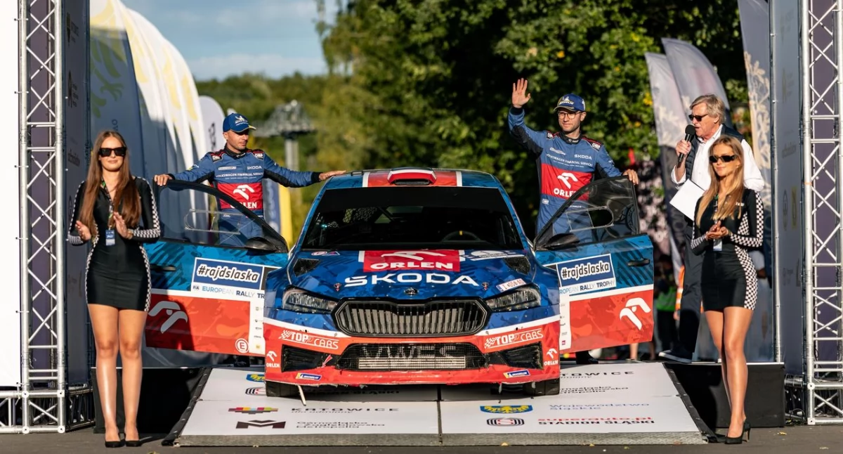 Motosport, Marczyk Szymon Gospodarczyk trzeci wygrywają Śląska - zdjęcie, fotografia