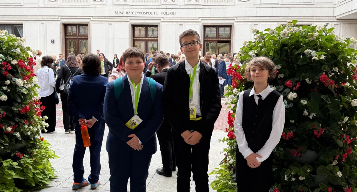 Ze szkolnej ławy, Palczy sejmowych niezapomniana lekcja demokracji - zdjęcie, fotografia