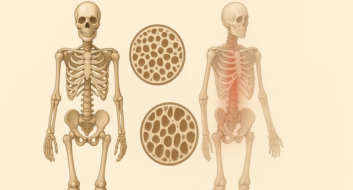 Kartka z kalendarza, października Światowy Dzień Osteoporozy - zdjęcie, fotografia