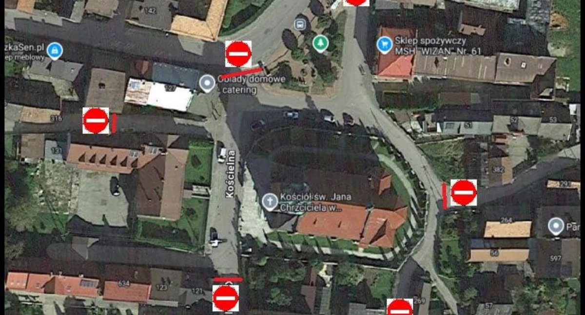 Nasze sprawy, Ćwiczenia strażaków utrudnienia ruchu centrum Zembrzyc - zdjęcie, fotografia