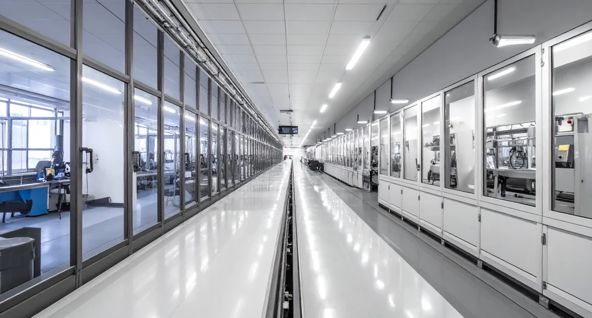 Materiał zewnętrzny, Projekt linii layoutu przez automatykę certyfikację modernizacje - zdjęcie, fotografia