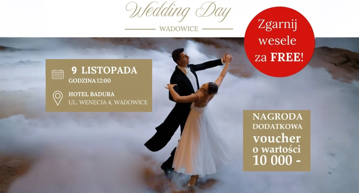 Materiał zewnętrzny, Wedding Wadowice targi ślubne wracają Hotelu Badura - zdjęcie, fotografia