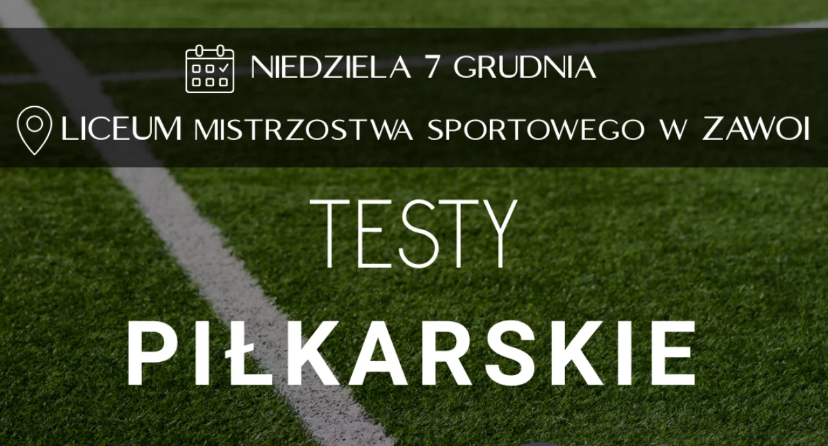 Sport szkolny, Testy piłkarskie Akademią Korona Kielce Liceum Mistrzostwa Sportowego - zdjęcie, fotografia