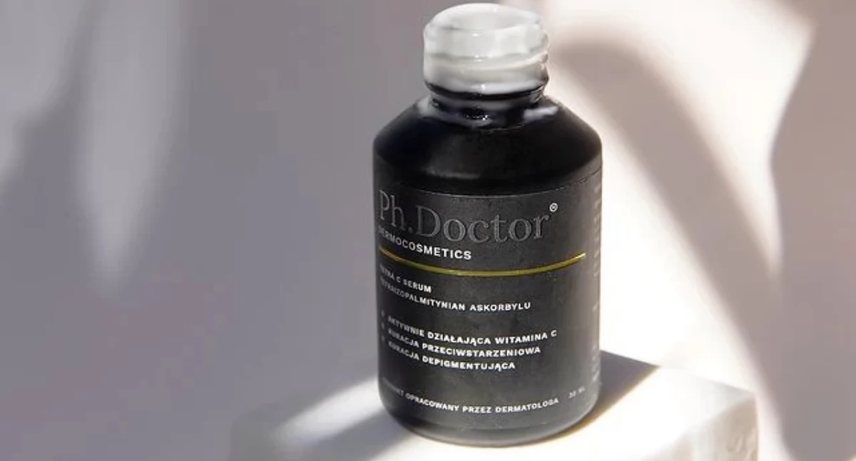 Materiał zewnętrzny, Serum witaminą codzienna tarcza skóry tylko „rozświetlacz” - zdjęcie, fotografia
