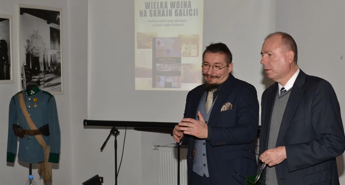 Historia, Sucha czasie Wielkiej Wojny wykład Szczepaniaka Zamku Suskim - zdjęcie, fotografia