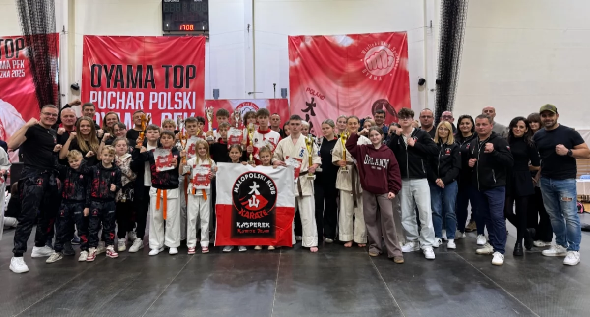 Sporty walki , Sukces Małopolskiego Klubu Karate Oyama Kasperek Pucharze Polski Wieliczce! - zdjęcie, fotografia