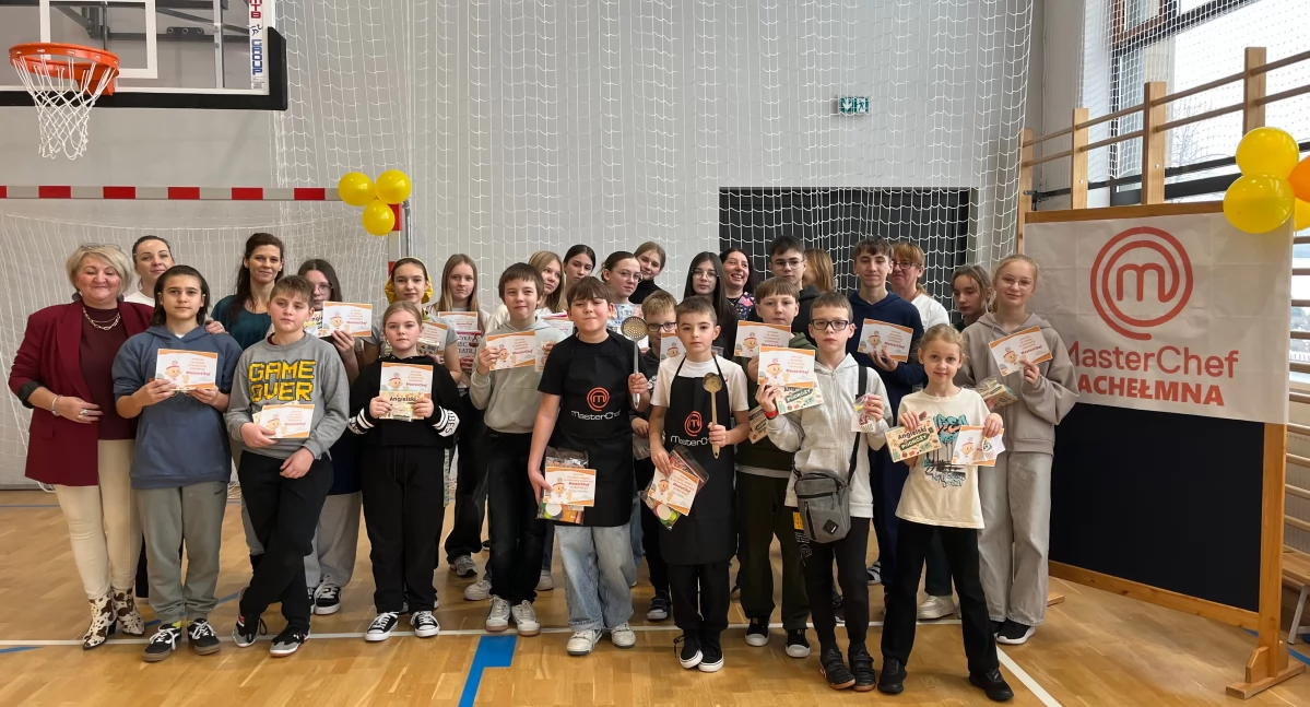 Ze szkolnej ławy, Konkurs Master Szkole Podstawowej Zachełmnej kreatywne gotowanie zdrowe nawyki edukacja Waste - zdjęcie, fotografia