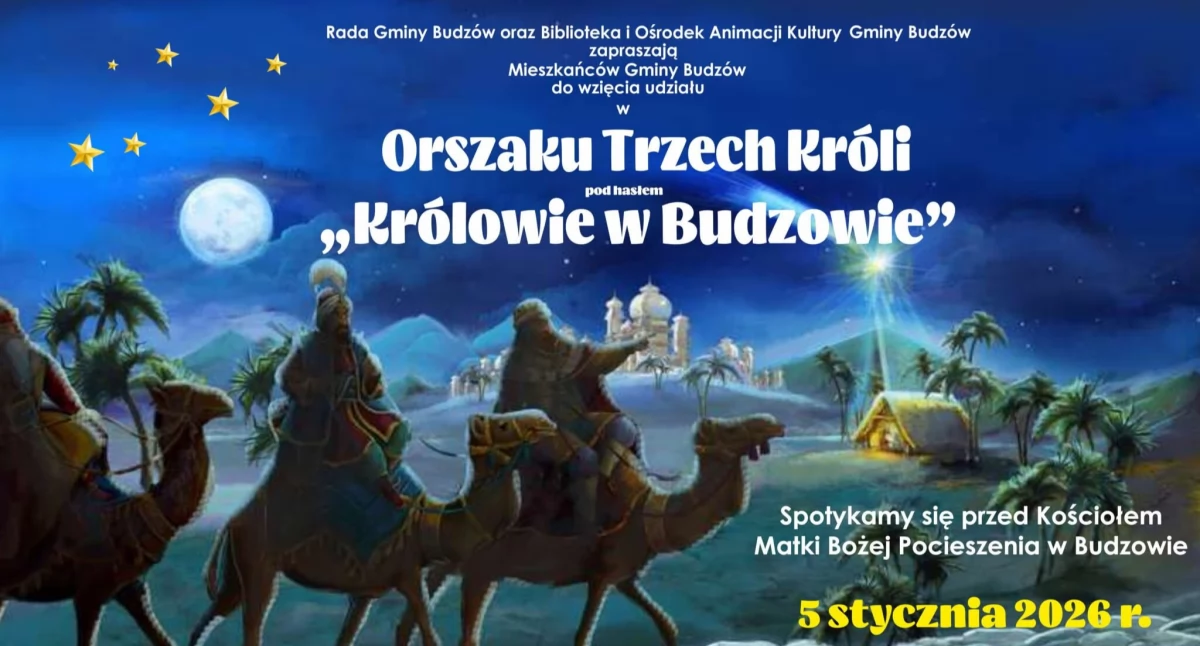 Religia, Pierwszy Orszak Trzech Króli Gminie Budzów „Królowie Budzowie” - zdjęcie, fotografia