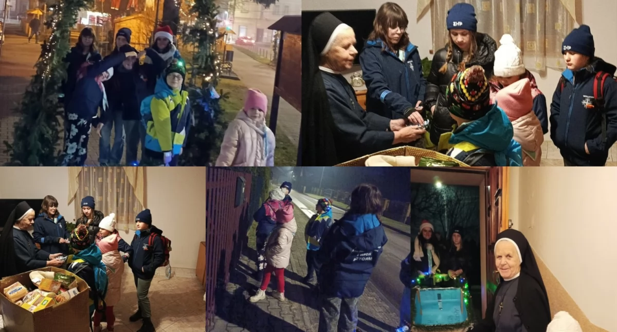 Pomoc społeczna, „Sztorm” niesie dobro świąteczna inicjatywa Drużyny Harcerskiej Makowie Podhalańskim - zdjęcie, fotografia