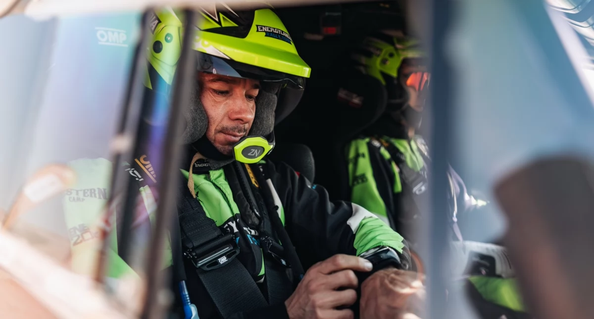 foto: media społecznościowe Energylandia Rally Team / Szymon Gospodarczyk rally co-driver