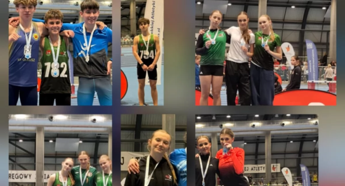 Lekkoatletyka, Medale rekordy świetne perspektywy zawodników Sucha Beskidzka Bieganie Stryszawa - zdjęcie, fotografia