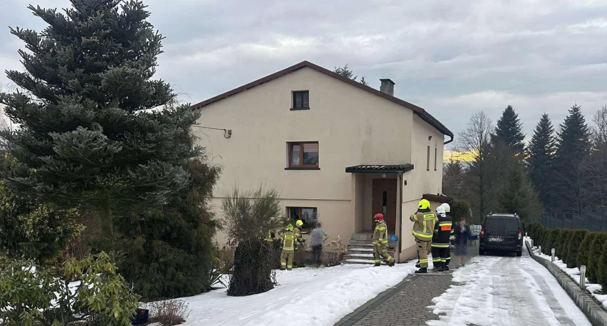 Pożary , Pożar Marcówce - zdjęcie, fotografia