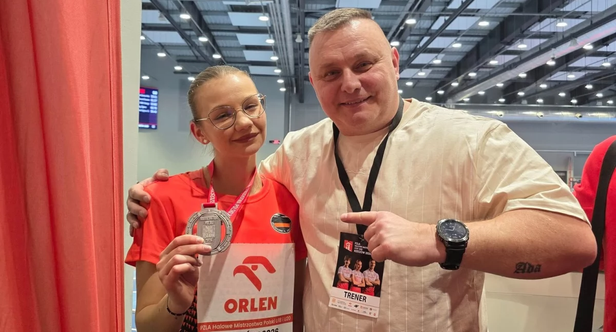 Lekkoatletyka, Srebrny medal Natalii Skórzak niedzielę finałowy starty Jakuba Sarleja Julii Gruchlik - zdjęcie, fotografia