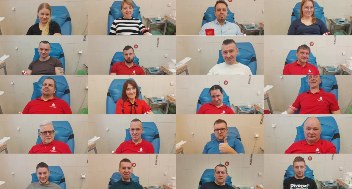 Pomoc społeczna, Krople życia Suchej Beskidzkiej litrów nadziei! - zdjęcie, fotografia