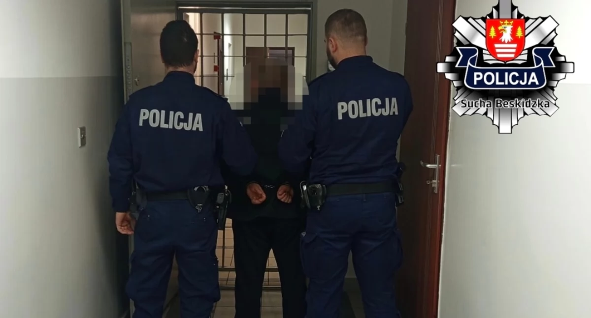 Kronika kryminalna, Zatrzymany włamanie kradzież butli gazem - zdjęcie, fotografia