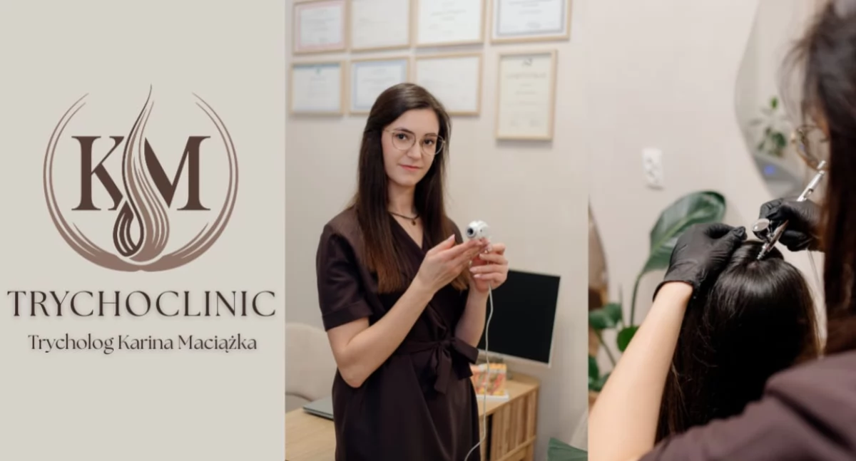 Materiał zewnętrzny, Zdrowa skóra głowy podstawa TrychoClinic Budzowie stawia skuteczną diagnostykę indywidualne terapie - zdjęcie, fotografia
