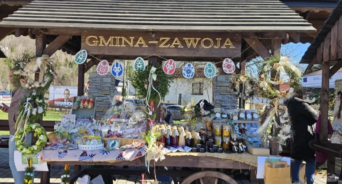Folklor i Tradycje , Pisanki palmy regionalne smaki przed Jarmark Wielkanocny Zawoi - zdjęcie, fotografia