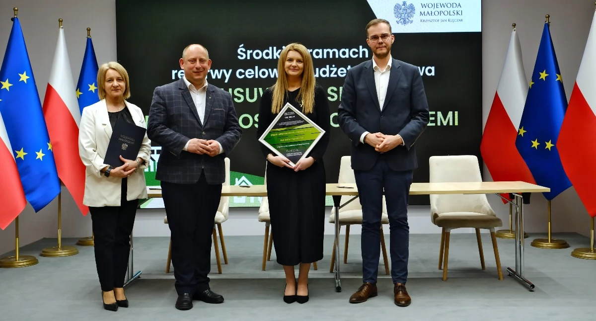 Inwestycje, Zembrzyce dofinansowaniem walkę osuwiskami - zdjęcie, fotografia