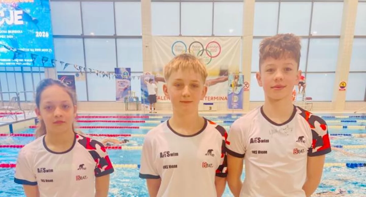 Pływanie, błyszczy Jałocha podium kadra wojewódzka czeka - zdjęcie, fotografia