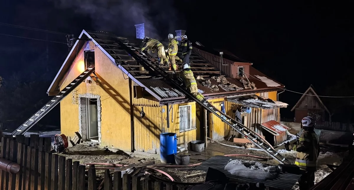 Pomoc społeczna, pożarze Lachowicach ruszyła zbiórka - zdjęcie, fotografia