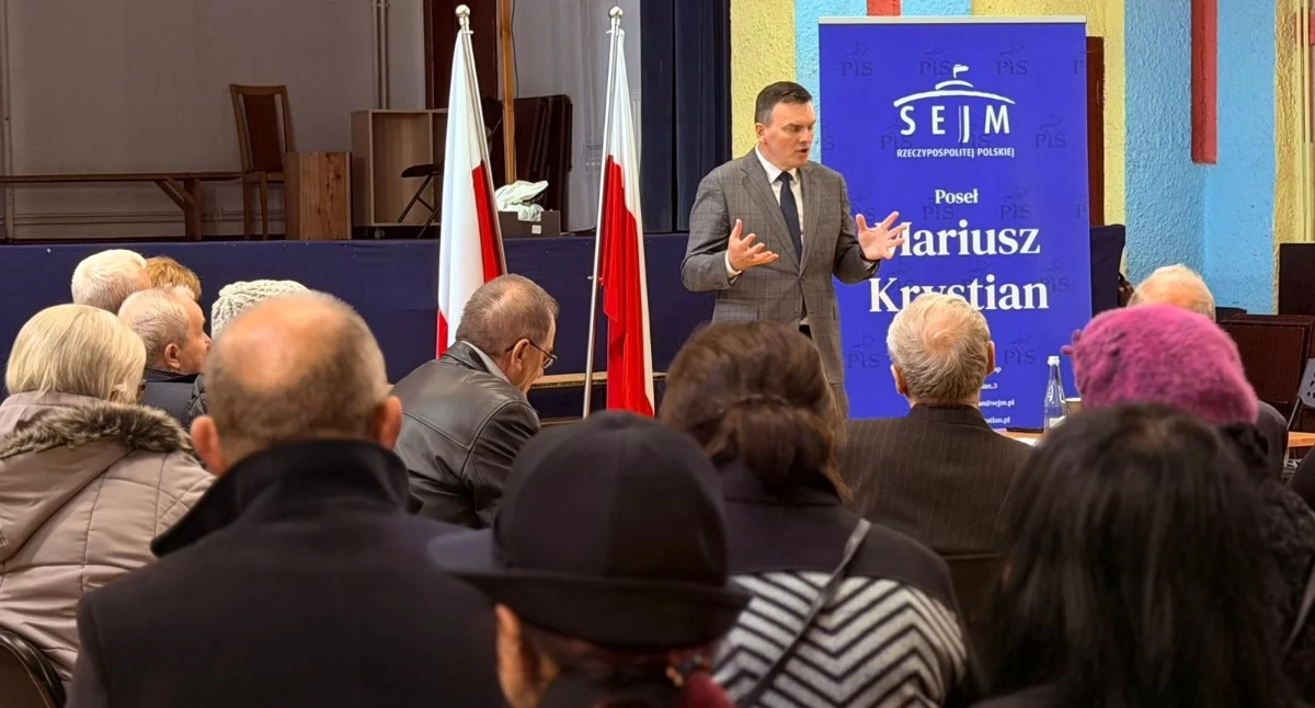 Polityka, Poseł Mariusz Krystian spotkał mieszkańcami Zawoi - zdjęcie, fotografia