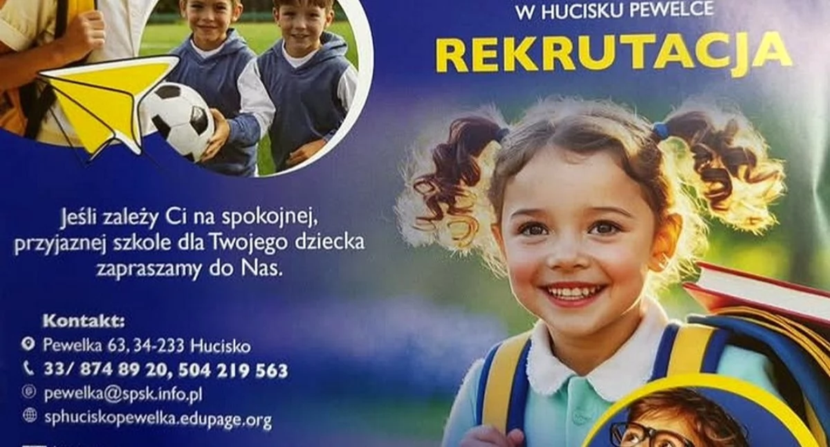 Ze szkolnej ławy, Dzień Otwarty Hucisku Pewelce Szkoła zaprasza przyszłych uczniów rodziców - zdjęcie, fotografia