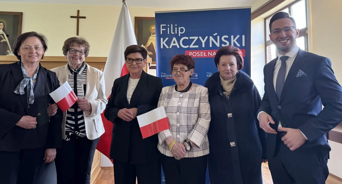 Polityka, Polityczne spotkanie Beatą Szydło - zdjęcie, fotografia