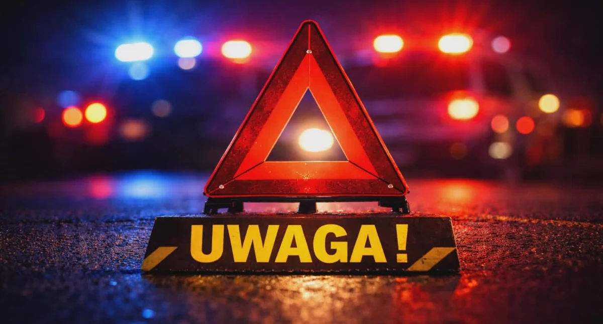 Wypadki drogowe, Poranna kolizja Suchej Beskidzkiej Interweniowały służby - zdjęcie, fotografia
