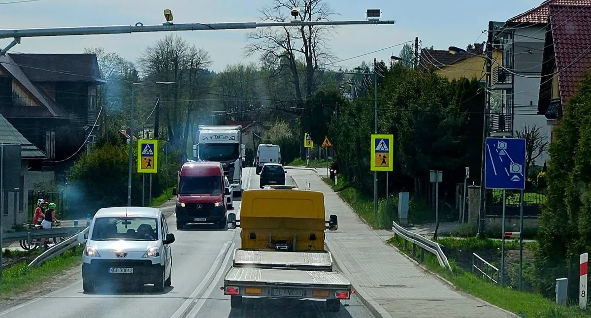 Drogi i Transport, Odcinkowy pomiar popularnej trasie naszego regionu - zdjęcie, fotografia