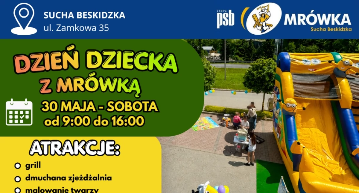Rozrywka, Dzień Dziecka Mrówką Suchej Beskidzkiej Będą atrakcje całych rodzin - zdjęcie, fotografia