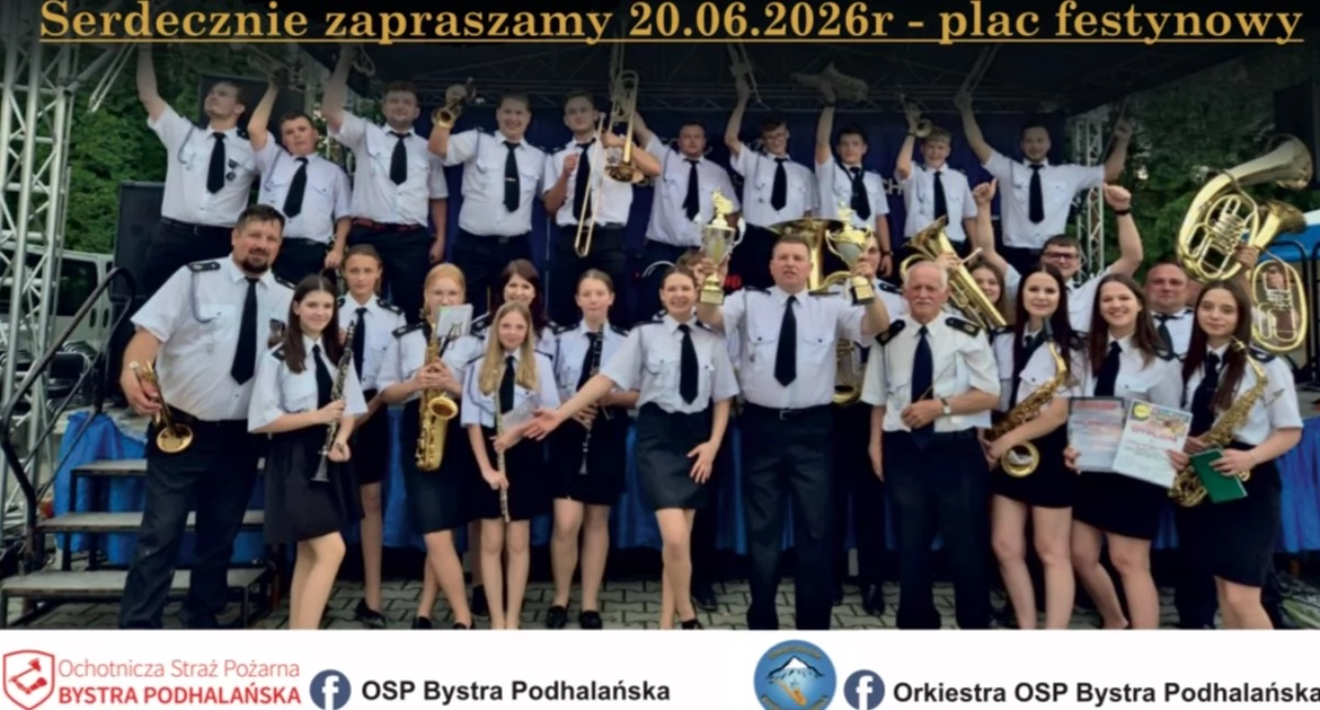 Koncerty – Muzyka , Orkiestra Bystra Podhalańska świętuje lecie - zdjęcie, fotografia