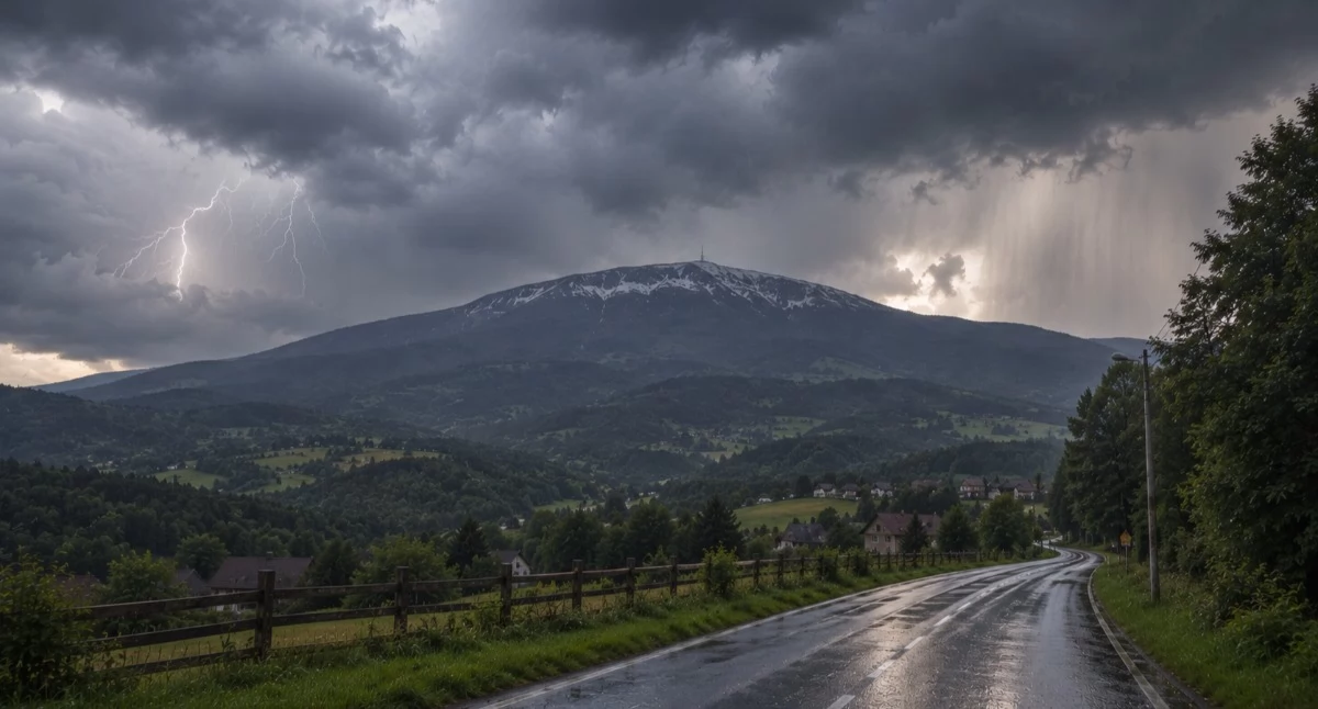 Pogodynka, Ostrzeżenie meteorologiczne powiatu suskiego - zdjęcie, fotografia